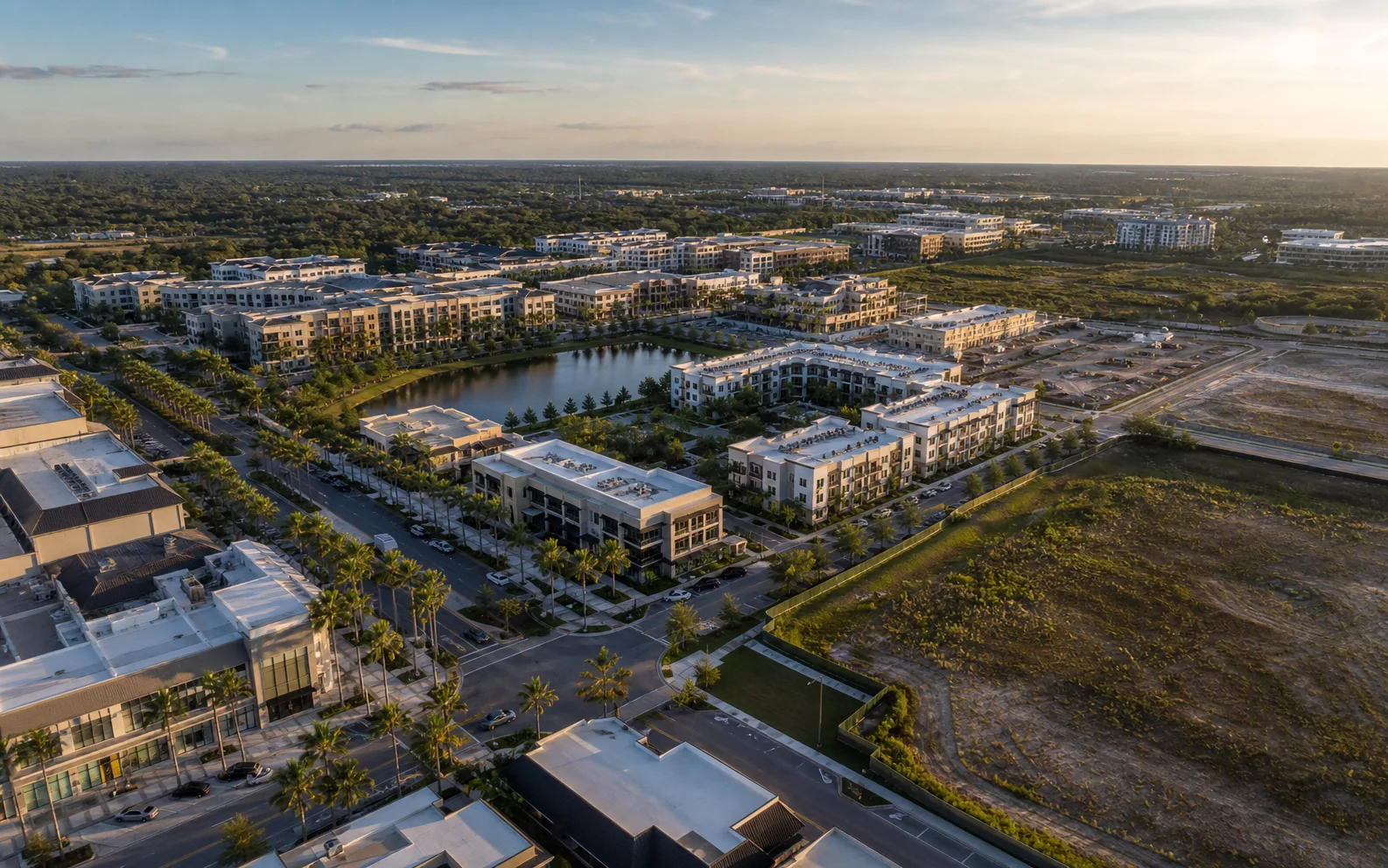 Aerial of a stabilized Central Florida asset in its operating market context
